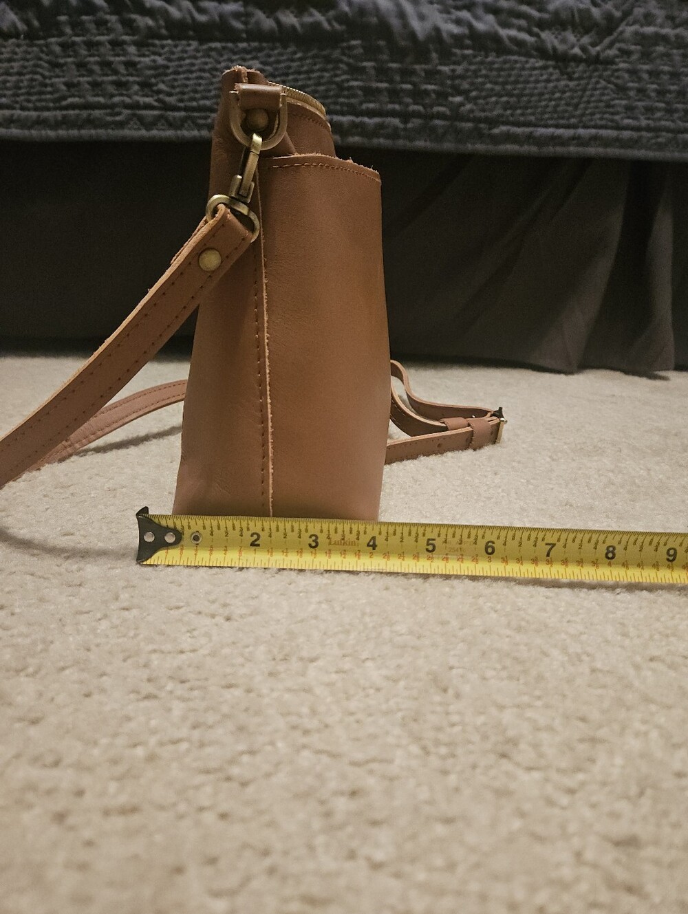 Portland Leather Poppy Purse In Sunkissed. - Picture 10 of 12